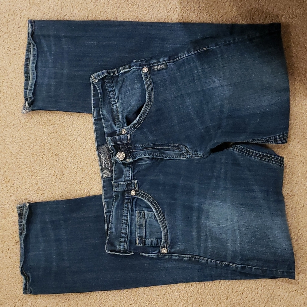 Silver Mens Jeans Size 32